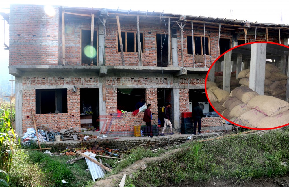 थाहा–२ मा निर्माणसंगै संचालनमा आएको मैना शीत भण्डार ।