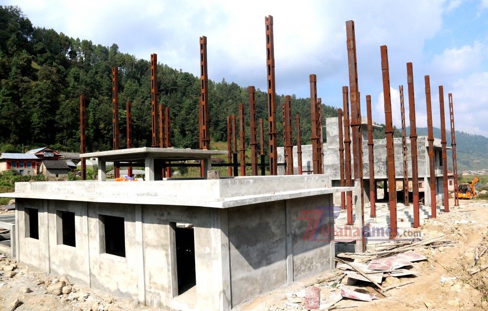 निर्माणाधिन थाहा शीत भण्डार, थाहा–३ ।