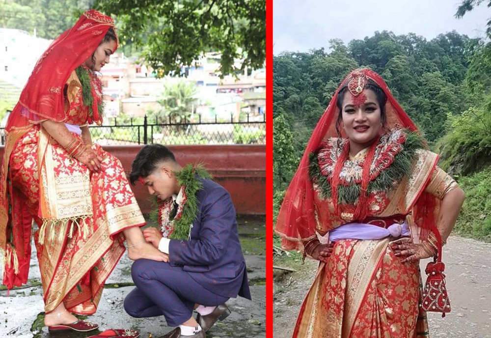 श्रीमानकाे साथमा पुष्पा ।