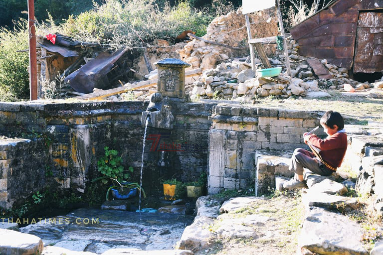 थाहा नगरपालिका वडा नम्बर ९ मा रहेको गुर्जुधारा ।