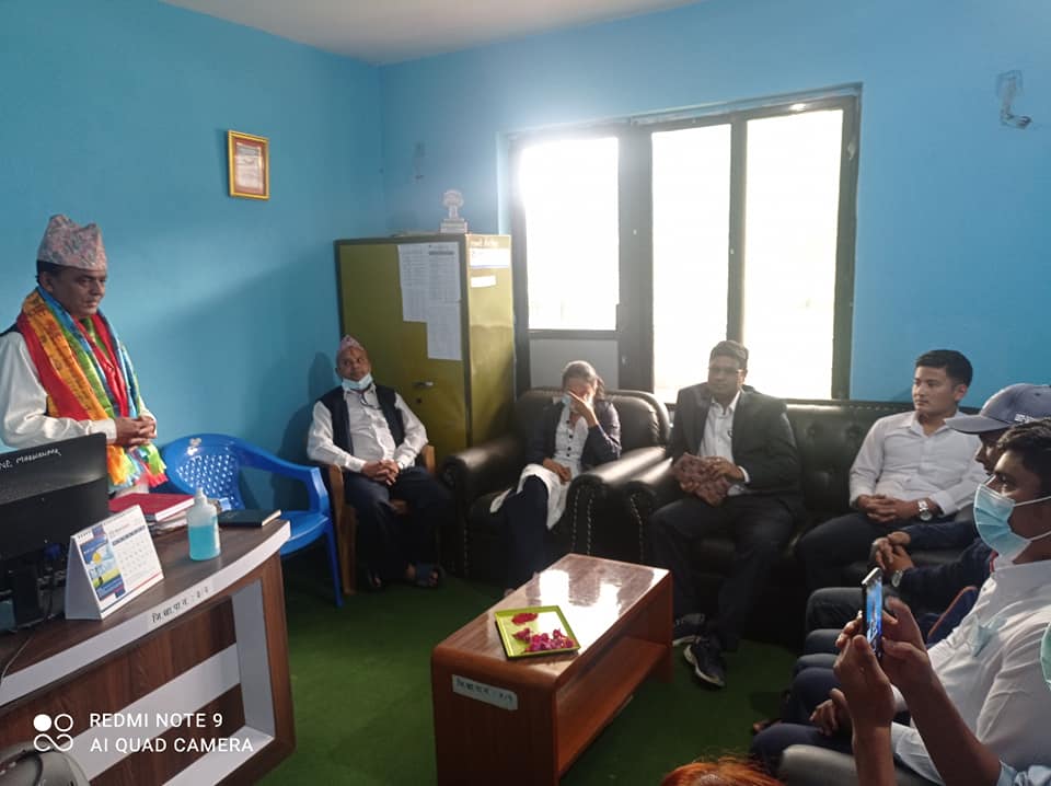 १८ भाद्रमा भएको स्वागत कार्यक्रम 